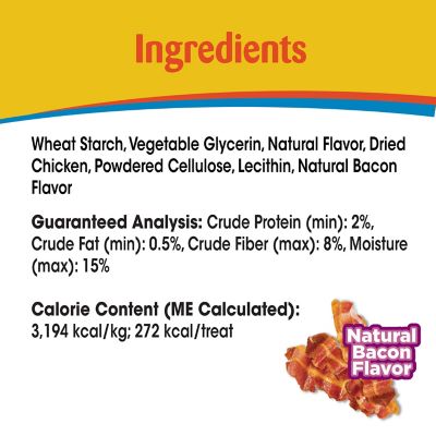 Image showing  Bacon Flavor Dog Chew Treats, 1.3 lb., 7 ct.