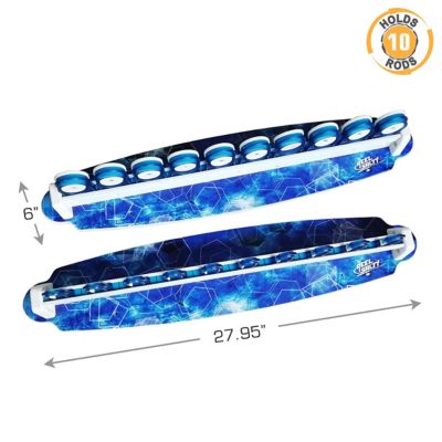 Image showing  10-Rod Saltwater Fishing Rod Wall Storage Rack