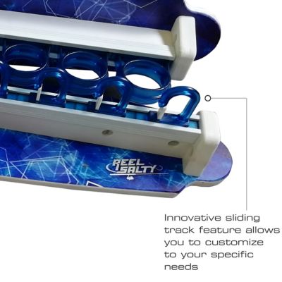 Image showing  10-Rod Saltwater Fishing Rod Wall Storage Rack
