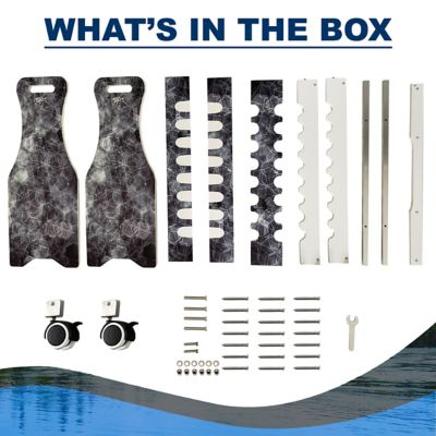 Image showing 6 th Rush Creek Creations 16-Rod Saltwater Rolling Rod Rack