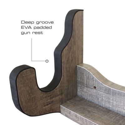 Image showing  1-Gun Wall Rack, Barn Wood