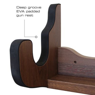 Image showing  1-Gun Wall Rack, Dark Walnut