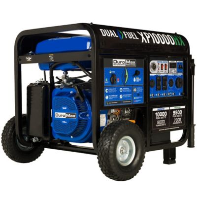 DuroMax 8,000-Watt Dual Fuel Portable Generator with CO Alert