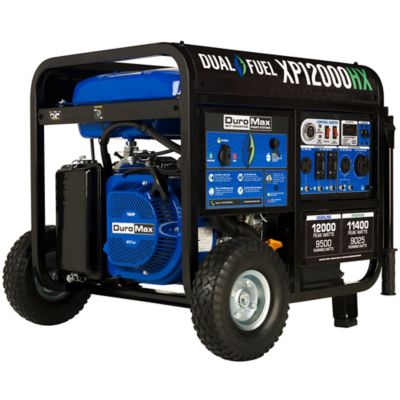 DuroMax 9,500-Watt Dual Fuel Portable Generator with CO Alert I am very satisfied and I hope to get many years of use out of this one maybe get  a larger one as a home backup