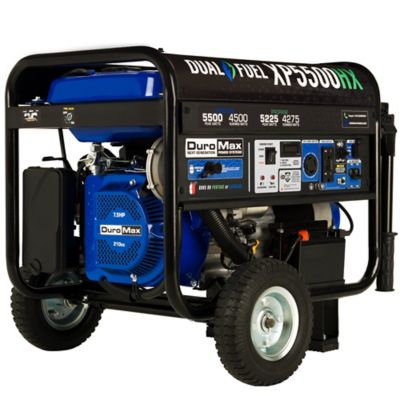 DuroMax 4,500-Watt Dual Fuel Portable Generator with CO Alert I had purchased this particular generator for my camper just in case I need it for an emergency situation or even for the house I like it because it’s dual fuel and quick start