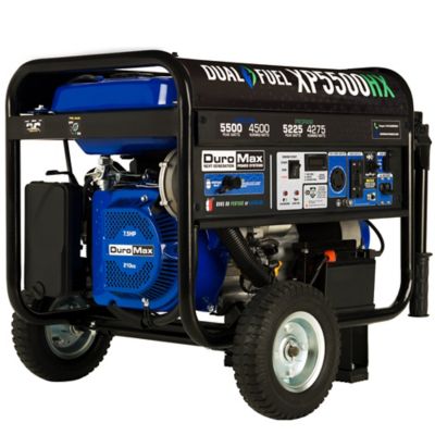 DuroMax 4,500-Watt Dual Fuel Portable Generator with CO Alert