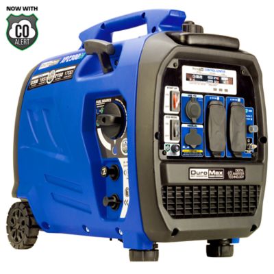 DuroMax 1,800-Watt Dual Fuel Digital Inverter Hybrid Portable Generator