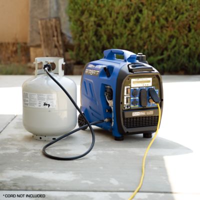 Image showing 8 th DuroMax 3,200/1,800-Watt Dual-Fuel Digital Inverter Hybrid Portable Generator