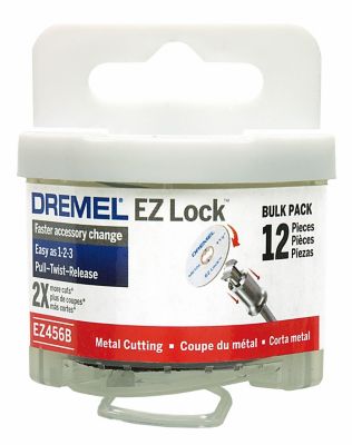 Dremel EZ456B EZ Lock Cut-Off Wheel Bulk Pack, 12-Pack