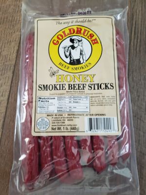 Gold Rush 100% Beef Sticks, Honey 16 oz.