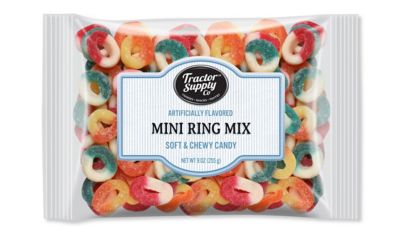 Tractor Supply Mini Gummy Rings Candy, 9 oz. Bag