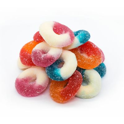 Image showing  Mini Gummy Rings Candy, 9 oz.
