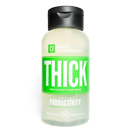 Duke Cannon 17.5 oz. Thick High-Viscosity Liquid Body Wash, Productivity