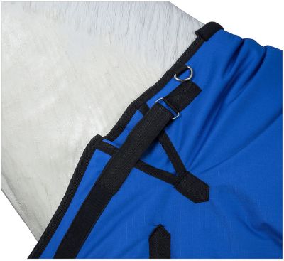Image showing  250g/600D Polyester Horse Turnout Blanket with Snuggit Neck
