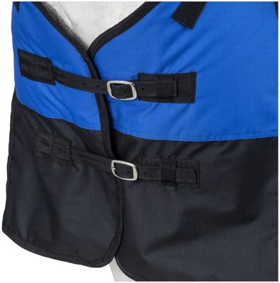 Image showing  250g/600D Polyester Horse Turnout Blanket with Snuggit Neck