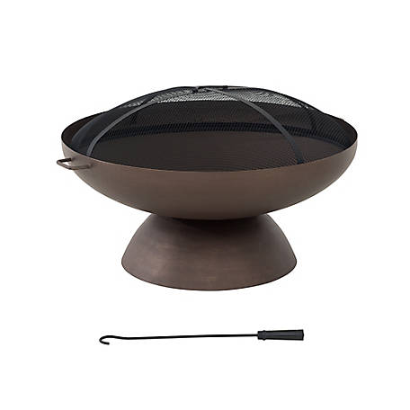 Denison Wood Burning Fire Pit, Extra Large Copper Fire Pit
