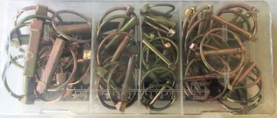 Image showing  Assorted Agralink Lynch Pins, 50-Pack