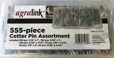 AgraTronix Assorted Agralink Cotter Pins, 555-Pack