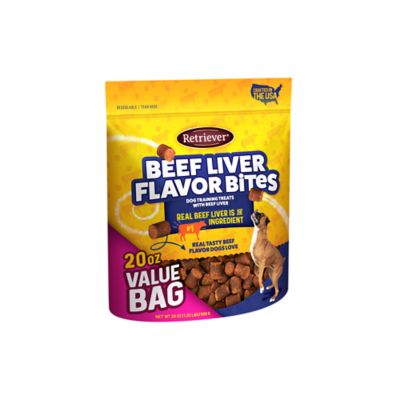 Retriever Beef Liver Flavor Dog Training Treats, 20 oz.