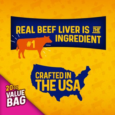 Image showing  Beef Liver Flavor Dog Training Treats, 20 oz.