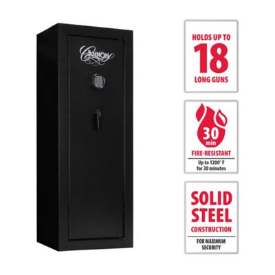 Cannon 18 Long Gun 6.65 cu. ft. Electronic Lock Gun Safe, 30 Min. Fire Rating