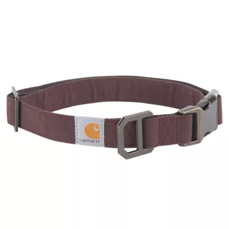 Carhartt Adjustable Nylon Duck Dog Collar Deep Wine Dog Basic Collars