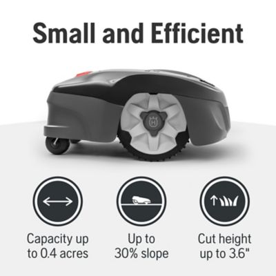 Image showing  8.66 in. Automower 115H (1st Generation) Connect Robotic Lawn Mower for 0.4 Acre Lawns