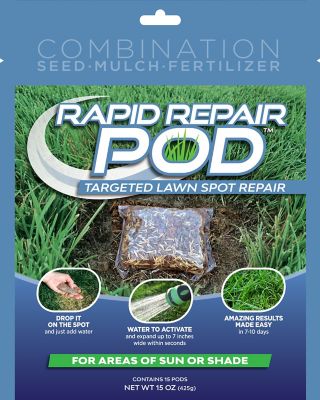 Image showing  15 oz. 15 sq. ft. Sun and Shade Lawn Spot Grass Seed Repair Pods