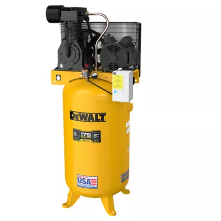 DeWALT 7.5 HP 80 gal 2-Stage Air Compressor 175 PSI Single Phase Stationary Air Compressors