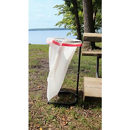 ELK 18-in x 22-in Portable Trash Bag Container in the Lawn & Trash Bag  Holders department at