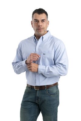 Berne Men's Foreman Flex Long-Sleeve Button-Down Shirt