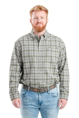 Berne Men's Foreman Flex Long Sleeve Button Down Shirt