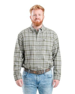 Image showing  Men's Foreman Flex Long Sleeve Button Down Work Shirt