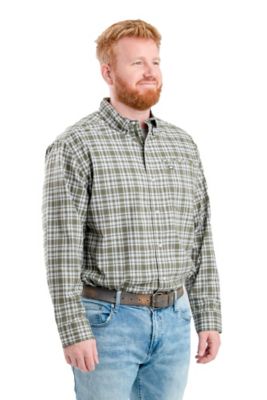 Image showing  Men's Foreman Flex Long Sleeve Button Down Work Shirt