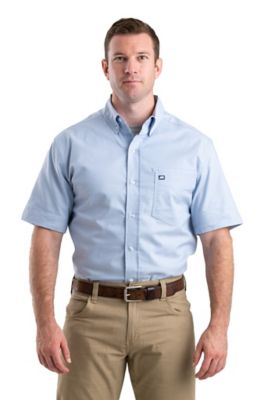 Berne Men's Foreman Flex Short Sleeve Button Down Shirt