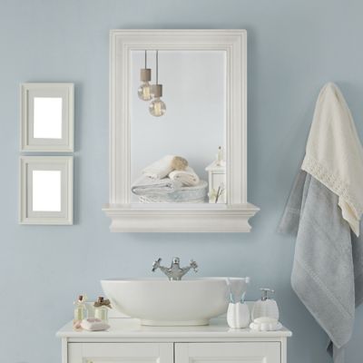 Image showing  Stratford Wall Mirror with Shelf, 5 in. x 18 in. x 24 in.