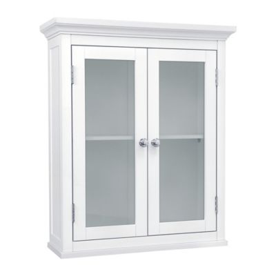 Image showing  7 in. x 20 in. x 24 in. Wooden Madison Wall Cabinet with 2 Doors