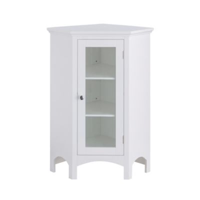 Elegant Home Fashions Wooden Standing Bathroom Storage Cabinet