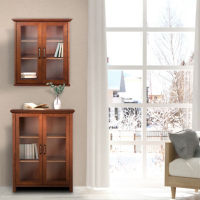 Image showing  8.5 in. x 20.5 in. x 24 in. MDF Avery Wall Cabinet with 2 Doors
