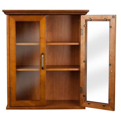 Image showing  8.5 in. x 20.5 in. x 24 in. MDF Avery Wall Cabinet with 2 Doors