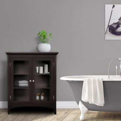 Image showing  2-Door Madison Wooden Floor Cabinet, 13 in. x 26 in. x 32 in.