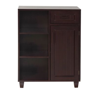 Elegant Home Fashions Catalina Wooden Floor Cabinet with Storage Drawer
