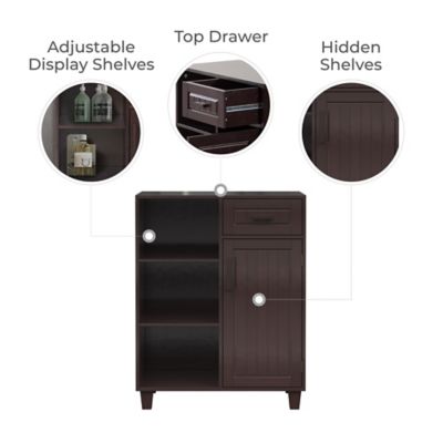 Image showing 6 th Elegant Home Fashions Catalina Wooden Floor Cabinet with Storage Drawer