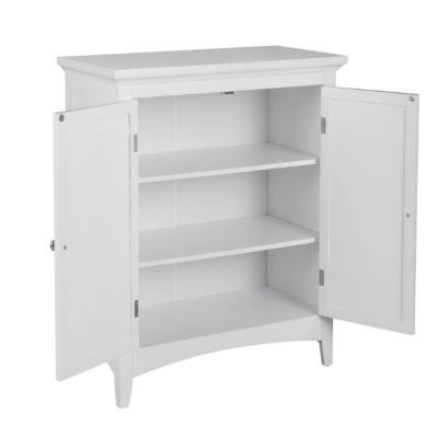 Image showing 7 th Elegant Home Fashions Glancy Wooden Storage Stand Floor Cabinet with 2 Shutter Doors