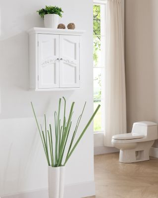 Image showing  8 in. x 22 in. x 24 in. MDF Versailles Wall Cabinet with 2 Doors