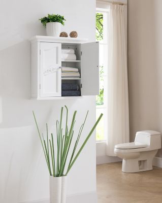 Image showing  8 in. x 22 in. x 24 in. MDF Versailles Wall Cabinet with 2 Doors