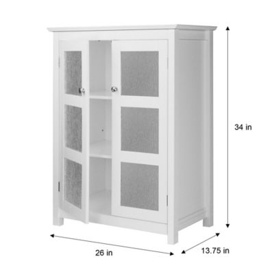 Image showing  Connor Floor Cabinet with 2 Glass Doors