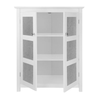 Image showing  Connor Floor Cabinet with 2 Glass Doors