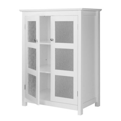Image showing 5 th Elegant Home Fashions Connor Floor Cabinet with 2 Glass Doors