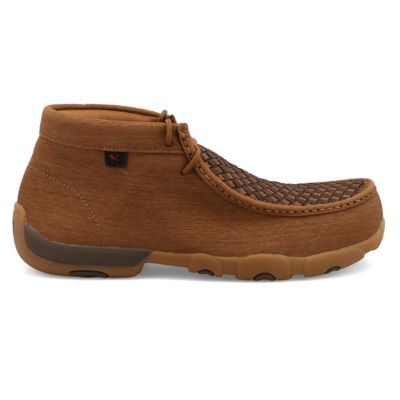 Image showing  Men's Nano Toe Chukka Driving Moc Work Shoes